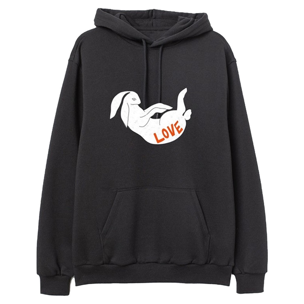 Harry Styles Love On Tour Bunny Hoodie black Sz L